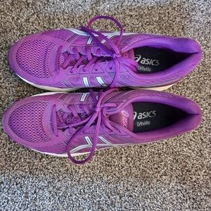 Womens ASICS tennis shoes size 11 purple